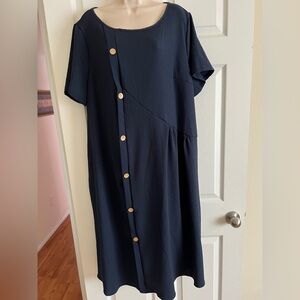 Emery Rose Navy Blue Dress Size 2XL